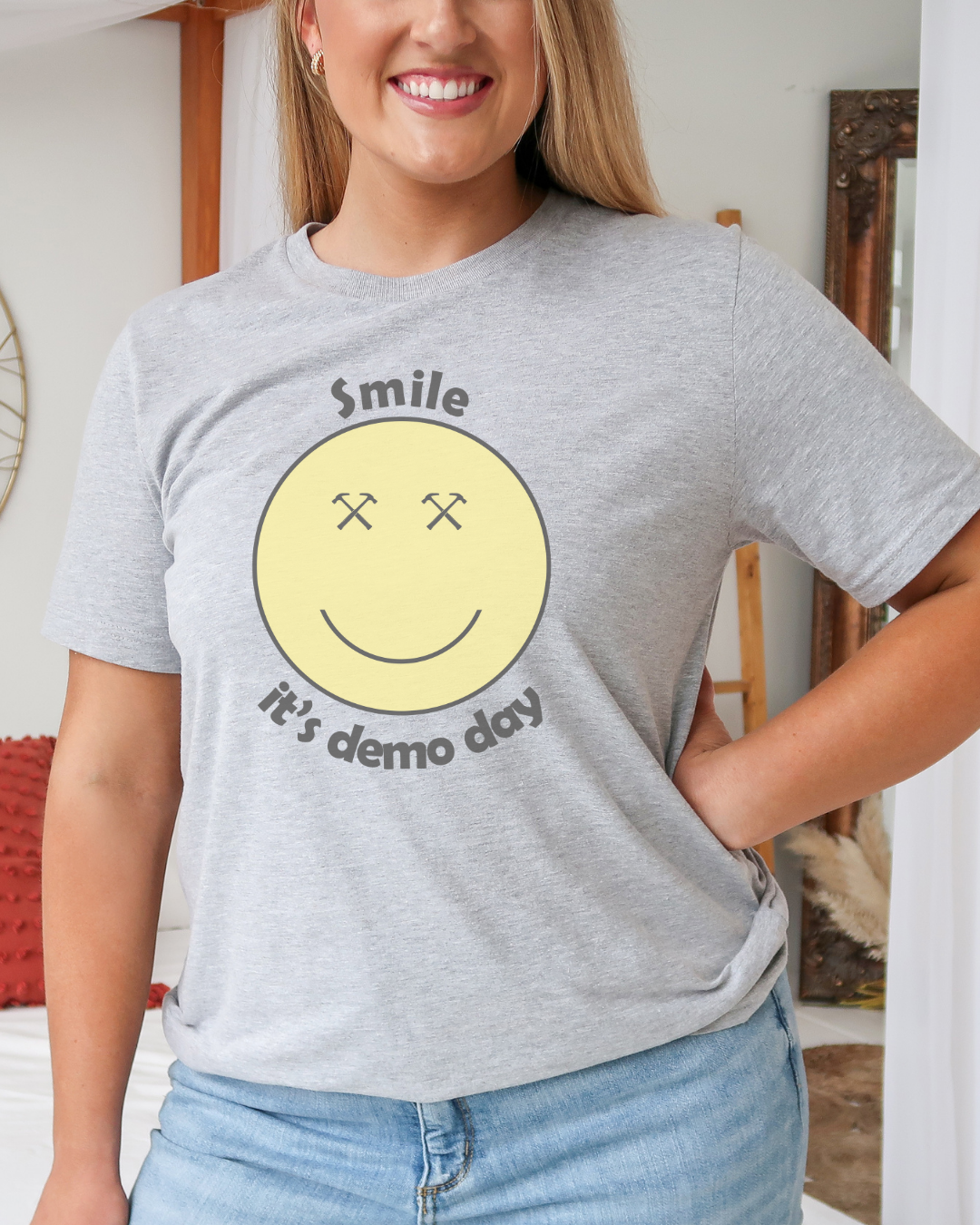 Smile It's Demo Day Unisex Short Sleeve Tee